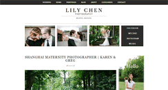 Desktop Screenshot of lilychenphoto.com